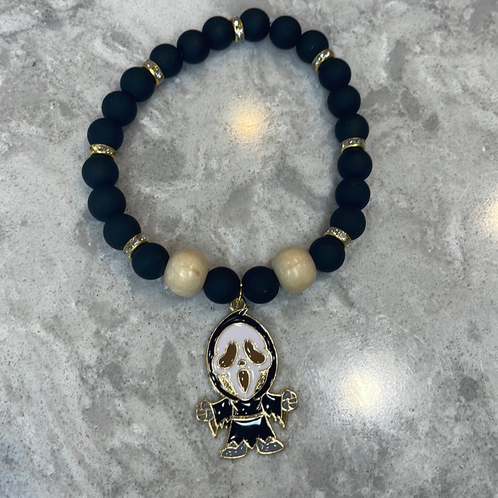 Scream Ghost Face Bracelet